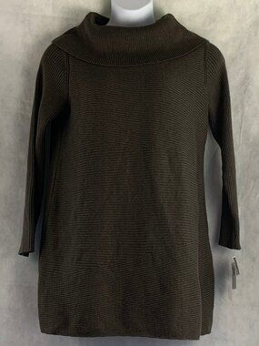 Alfani Women's Plus Size Pullover Tunic Sweater, Dark Gray Allover Sparkle, 0X